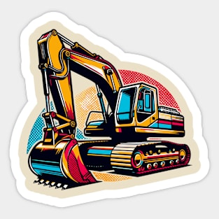 Excavator Sticker